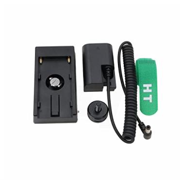 Imagem de HangTon Placa NP-F970 para bateria falsa LP-E6 para Canon R5 R6 5D3 5D4 70D 7D Mark II, Blackmagic Video Assist BMPCC 6K 4K, monitor SmallHD