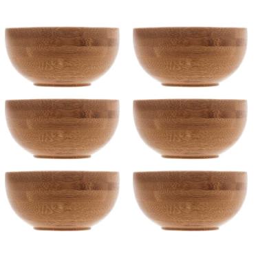 Imagem de Kit 6 Molheiras Lyor Restaurante Bambu Verona 8x4cm Cumbuca Bowls Pequenos