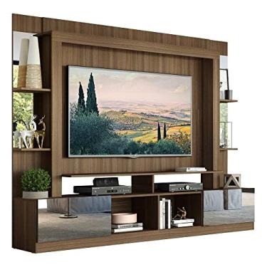 Imagem de Estante com Suporte Tv 65" e Espelho Oslo Multimóveis V3381 Madeirada/tenerife