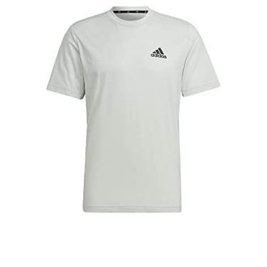 Imagem de adidas Camiseta esportiva masculina AEROREADY projetada para mover Feelready, verde, tamanho 2GG