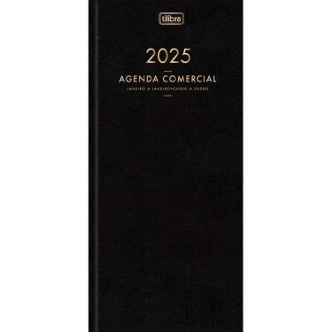 Imagem de Agenda Executiva Costurada Diária 12,3 x 27,5 cm Comercial 2025