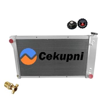 Imagem de Cekupni Radiador de alumínio de 3 fileiras compatível com Chevy C10 C20 C30 K10 K20 K20 K30 Suburban Pickup Blazer G10 G20 G30 P10 P20, GMC C15/C1500 C25/C2500/C330 5/C35 00/K15/K1500,1968 1969 1970