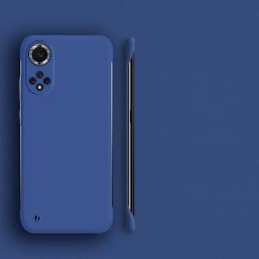 Imagem de Capa ultrafina sem moldura para PC para Huawei P30 Pro P20 P40 P50 P60 Lite 5G Mate 50 Pro Nova 5T 10 9 Pro Gradient Matte Phone Cover, Azul escuro, para P30