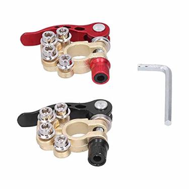 Imagem de Conector do Terminal Bateria Terminal Bateria Braçadeira Auto Conectores de Bateria Conector de Desligamento Rápido Sem Ferramentas para Carro de Corrida de Barco 12V 6V 24V