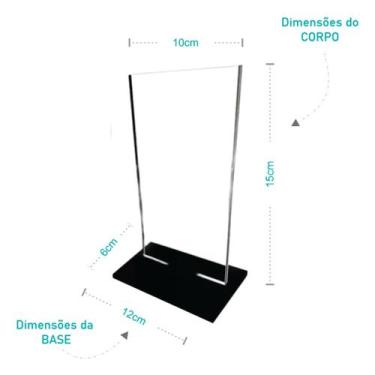 Imagem de Troféu Acrílico Cristal Sem Personalização Liso 15x10cm = 30 unidades 