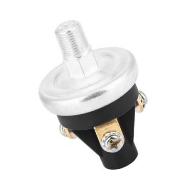 Imagem de Interruptor de Alarme de Pressão de óleo Domary, Fiação de Três Pontos Interruptor de Alarme de Baixa Pressão de óleo Rosca 1 ou 827 NPT, Usado Com VDO, para Equipamentos