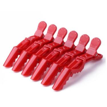 Imagem de 12 Unidades Presilha Prendedor De Cabelo Clips Tipo Bico De Pato Jacar