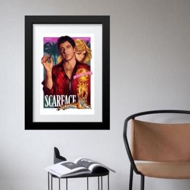 Imagem de Quadro Poster Filme Pulp Scarface - 60X48Cm - Quadros On-Line