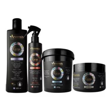 Imagem de Kit Cachos Arvensis Ativador+Day After+Mascara+Geleia Alta