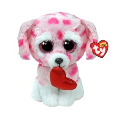 Imagem de Pelúcia Beanie Boos Ty 16 Cm - Cachorrinho Rory Love - Toyng