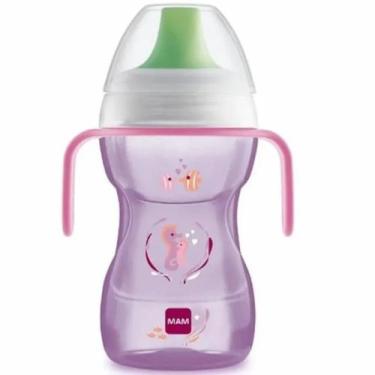 Imagem de Copo De Transição Fun to Drink Mam Menina Rosa +8m 270ml