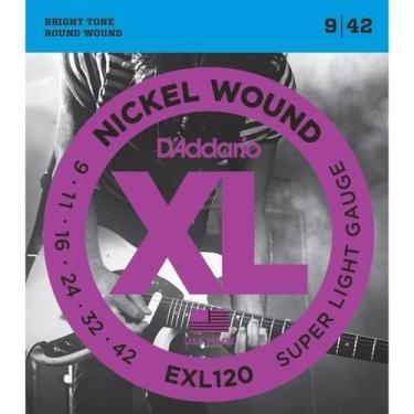 Imagem de Encordoamento guitarra daddario exl120-b 009/042 - D'ADDARIO