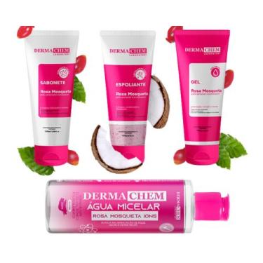Imagem de Skincare Kit Preparação E Cuidado Com Pele Rosa Mosqueta - Dermachem