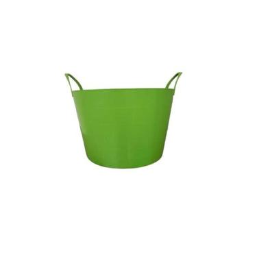 Imagem de Cesto Balde Multiuso Flexível Com Alça 15L Empilhável - LLEV, Verde Cl