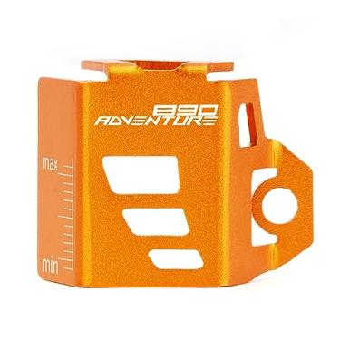 Imagem de Mokiton Tampa de proteção de bomba de reservatório de fluido de freio traseiro de motocicleta compatível com KTM 790 890 Adventure R | Protetores de tanque de gás 790 890 ADV 790adv 890adv acessórios