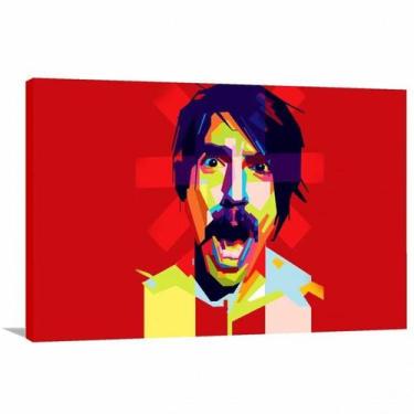 Imagem de Quadro decorativo Red Hot Chili Peppers - Tela em Tecido Canvas - Wall