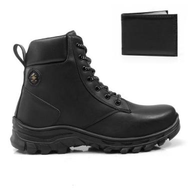 Imagem de Bota Masculina Bredeni Adventure Canyon Com Carteira, 40, Preto, Mascu