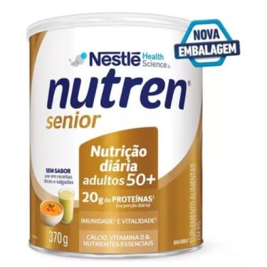 Imagem de Nutren Senior Pó 370g Sem Sabor Adultos Proteínas Suplemento - Nestlé