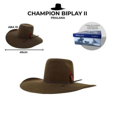 Imagem de Chapeu Aba 13 Pralana Orinal Champion Biplay Preto Tam - 55 - PRALANA 