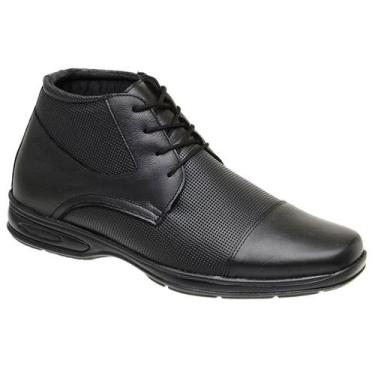 Imagem de Bota Coturno Masculina Ortopédica Urbana Leve e Confortável - Gmm Shoe