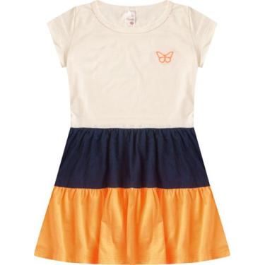 Imagem de Vestido Infantil Menina Verão em Meia Malha Babados Três Marias - Anal