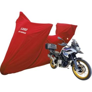 Imagem de Capa Tecido Proteção Moto Bmw F 850 Gs F850 Gs Com Top Case - Mz, Verm