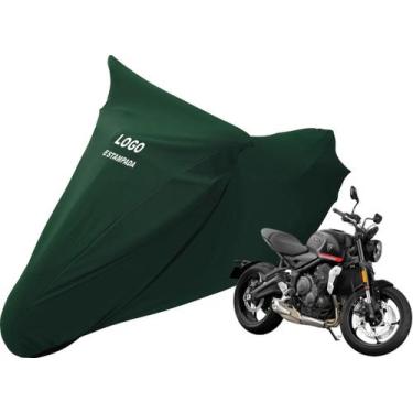 Imagem de Capa De Tecido Helanca Lycra Moto Triumph Trident 660 - Mz, Verde