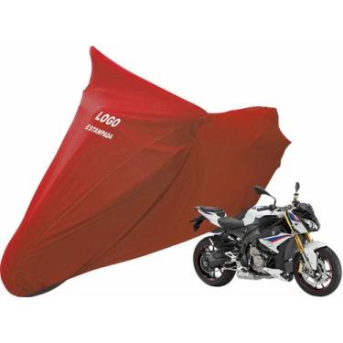 Imagem de Capa Para Proteger Moto BMW S 1000 R De Luxo - Mz, Vermelha