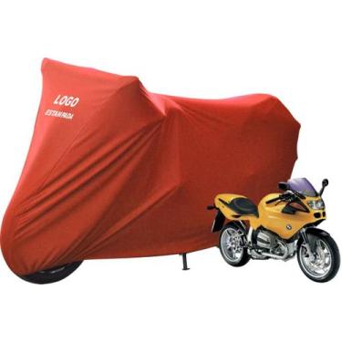 Imagem de Capa De Tecido Helanca Lycra Para Moto BMW R 1100 S - Mz, Vermelha
