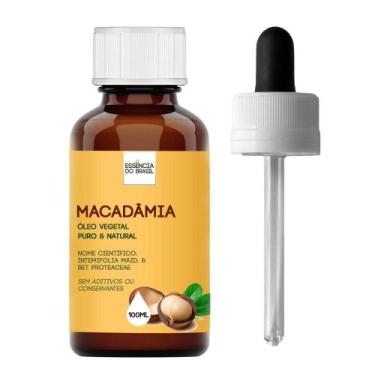 Imagem de Óleo Vegetal de Macadâmia - 100ml Puro e Natural - Essência do Brasil