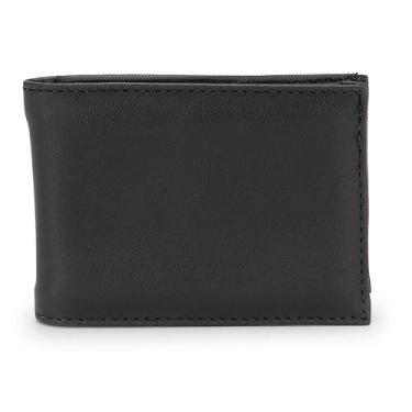 Imagem de Carteira Masculina Porta Cartão Cédulas Documentos Com Divisórias Sint