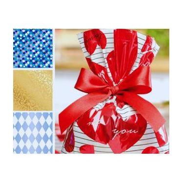 Imagem de Embalagem para Presente (Saco + Laço + Cartão DE/PARA) N4 - 20cm x 30c