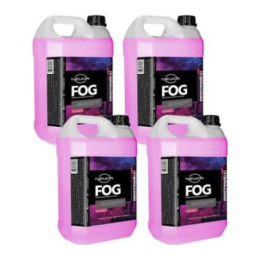 Imagem de 4 Líquido Para Maquina De Fumaça Tutti Frutti 5 Litros Nevoa