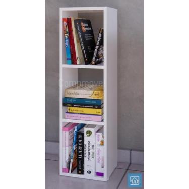 Imagem de Estante Nicho Vertical Três Prateleiras Para Livros - Compmovel