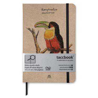 Imagem de Caderno Quadriculado taccbook Tucano Bico Verde 14x21 Ríg.