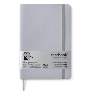 Imagem de Caderno Quadriculado taccbook Cinza 14x21 Flex