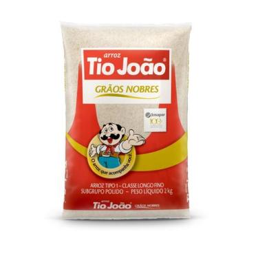 Imagem de Arroz Tio João Grãos Nobres 2Kg