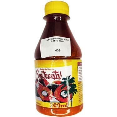Imagem de Azeite de Dende Óleo Tempero Comida Bahiana 200ml Continental, 200ml