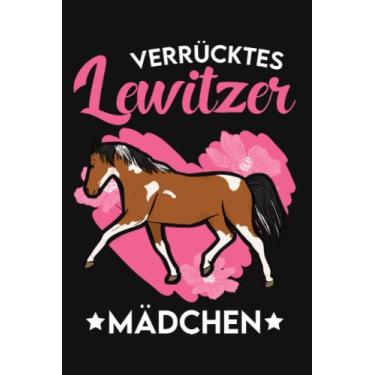 Imagem de Lewitzer Notizbuch: Verrücktes Lewitzer Mädchen / 6x9 Zoll / 120 karierte Seiten