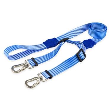 Imagem de Mood Pet Coleira Guia Dupla Para Cães Cachorro Adestramento Passeio Porte Grande Médio Pequeno (Jetty, P)