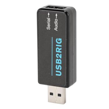 Imagem de Interface de Modos Digitais, Com Codec de Som Integrado para FT8 FT4 JS8Call RTTY SSTV WinLink APRS VaraHF VaraFM Soundmodem, Conecte Ao Computador Com USB, Linux