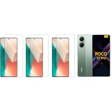 Imagem de Combo 3x Película Protetora Hydrogel Nano HD Flexivel Para Xiaomi Poco X7 Pro