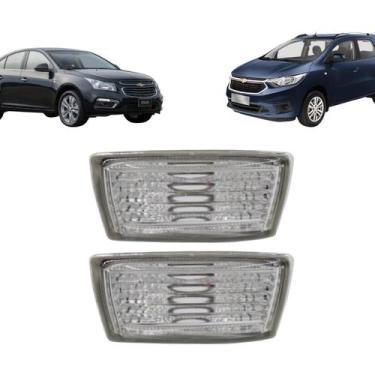 Imagem de Par Lanterna Pisca Seta Lateral GM Cruze Spin Lado Direito Esquerdo - 