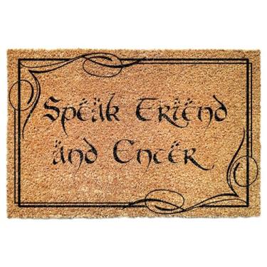 Imagem de Capacho Speak Friend and Enter - capacho engraçado - presente geek presente de inauguração de casa - presente de aniversário - presente de encerramento - capacho geek