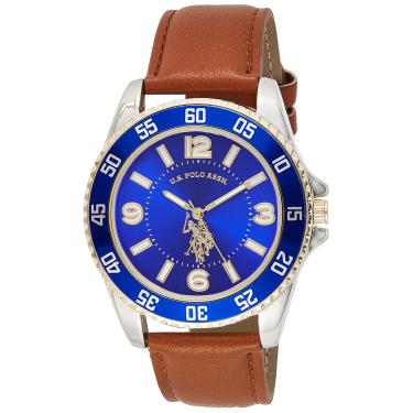 Imagem de U.S. Polo Assn. Relógio masculino USC50479 analógico mostrador analógico quartzo marrom, Marrom