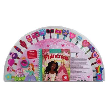 Imagem de Livro - Princesas - Livro com Atividades e Desenhos para Colorir