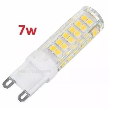 Imagem de Lâmpada Led Halopim G9 7w Branco Frio Ou Quente - MB, Luz Branca, 220V