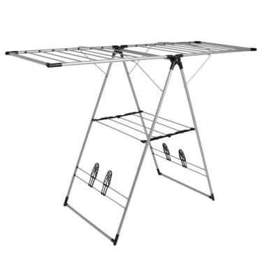 Imagem de Varal de Chão em Aço 1,51m x 59,5cm x 1,05m 006201 MOR