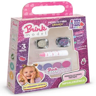 Imagem de KIT MEU ESTILO - MAQUIAGEM PARA CRIANÇA - DERMATOLOGICAMENTE TESTADO - APROVADO PELA ANVISA