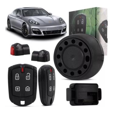 Imagem de Alarme Automotivo Pósitron Cyber ex 360 Universal função pânico ant furto trava automática ultrassom